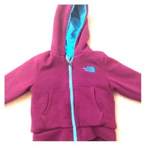 Toddler girl North Face Hoodie